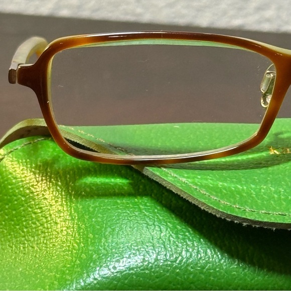 Kate Spade Linny tortoise shell Brown and Green Glasses made in Italy with case - Picture 5 of 14